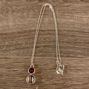 Fordite gemstone necklace